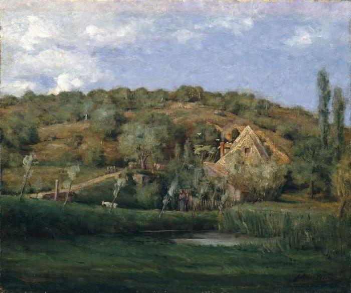 julian alden weir A French Homestead